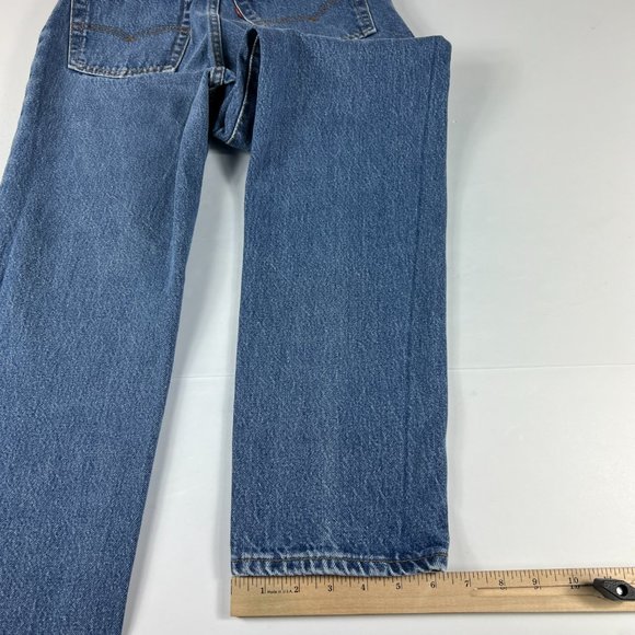 VTG 80s Levi's Jeans Women's Juniors 9 501 XX High Rise Straight Blue Denim USA - Picture 10 of 16